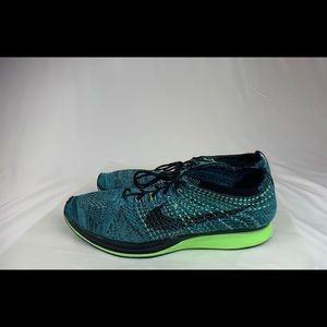 Nike Flyknit Racer Green Size 11
